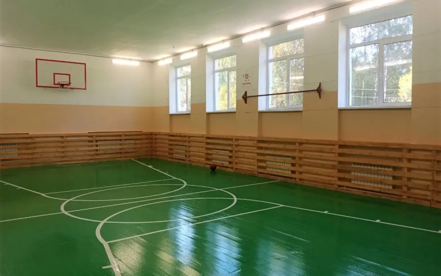 В Мурзицкой школе капитально отремонтировали спортзал